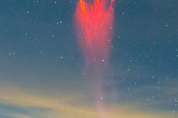 Gigantic Jet Over the Tatacoa Desert